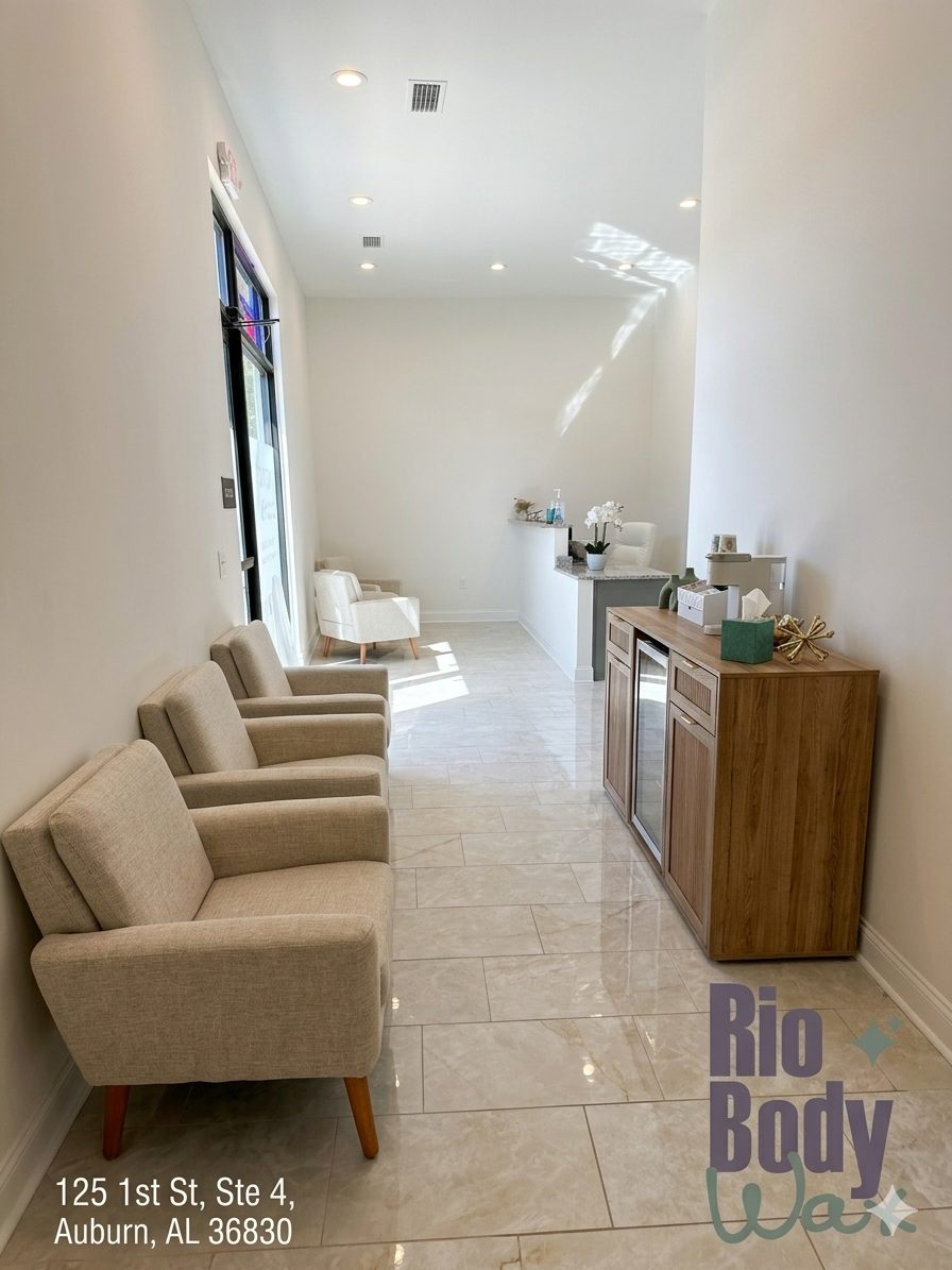 Rio Body Wax Auburn lobby and waiting area
